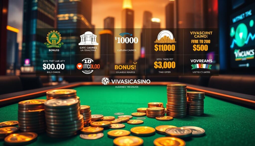 Crypto casino bonuses comparison